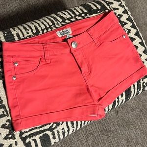 Celebrity Pink coral shorts